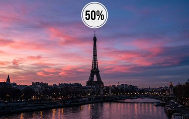 اكتشف أوروبا — حتى 50%
